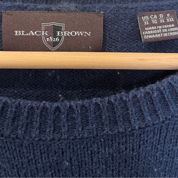 Black Brown Sweater - Picture 2 of 3